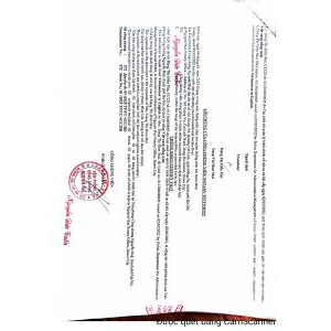 Giấy phép kinh doanh Caffe A Vàng